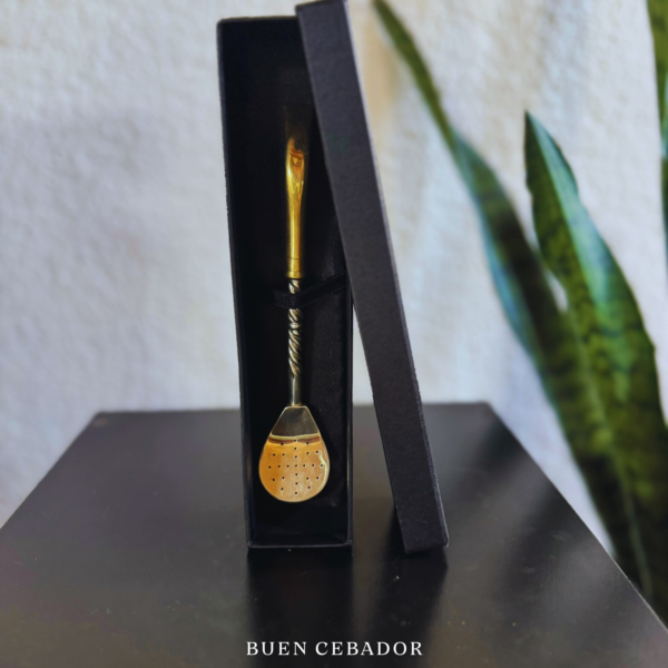 BOMBILLA PICO DE LORO CINCELADA BRONCE