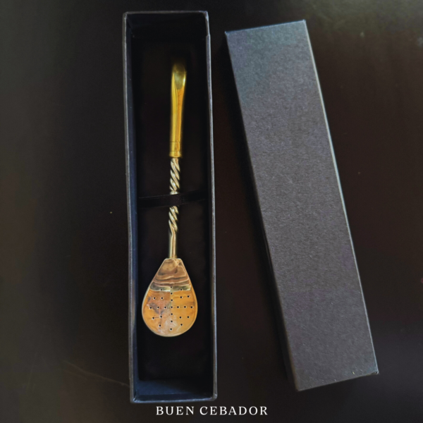 BOMBILLA PICO DE LORO CINCELADA BRONCE